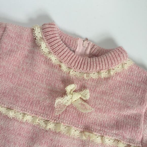 Carriage Boutiques Pink Sweater Coverall 9 Months - Picture 2 of 8